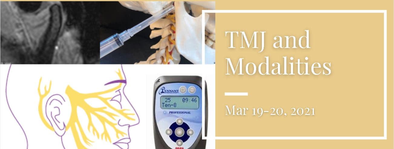 Session 2 TMJ and Modalities