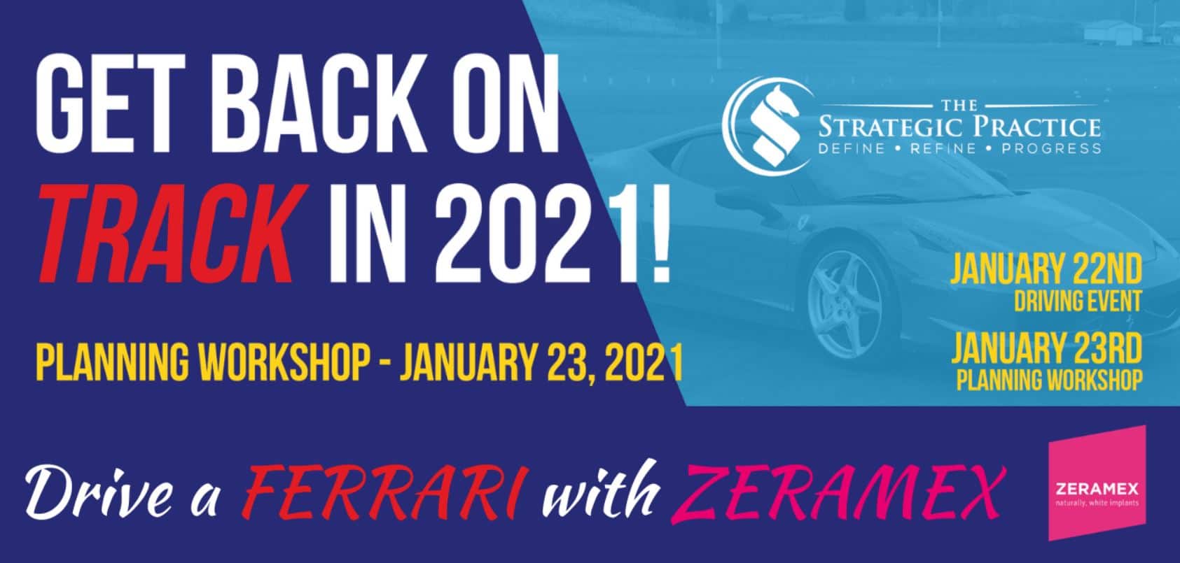 Drive a ferrari with zeramex