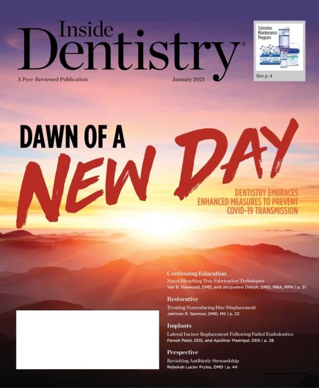 Inside Dentistry Front Page