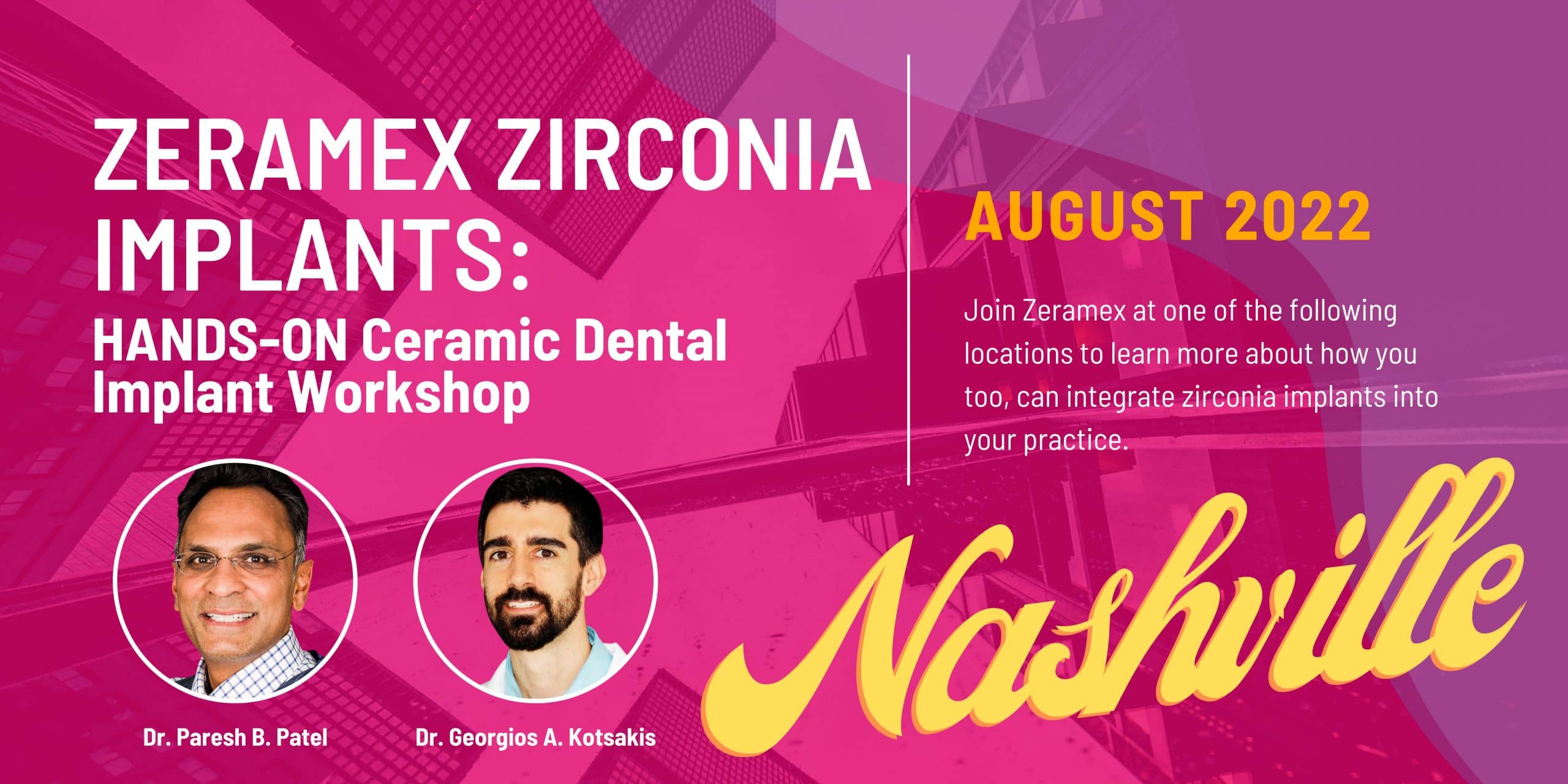 HANDSON Zirconia Dental Implant in Nashville 2022 Zeramex USA