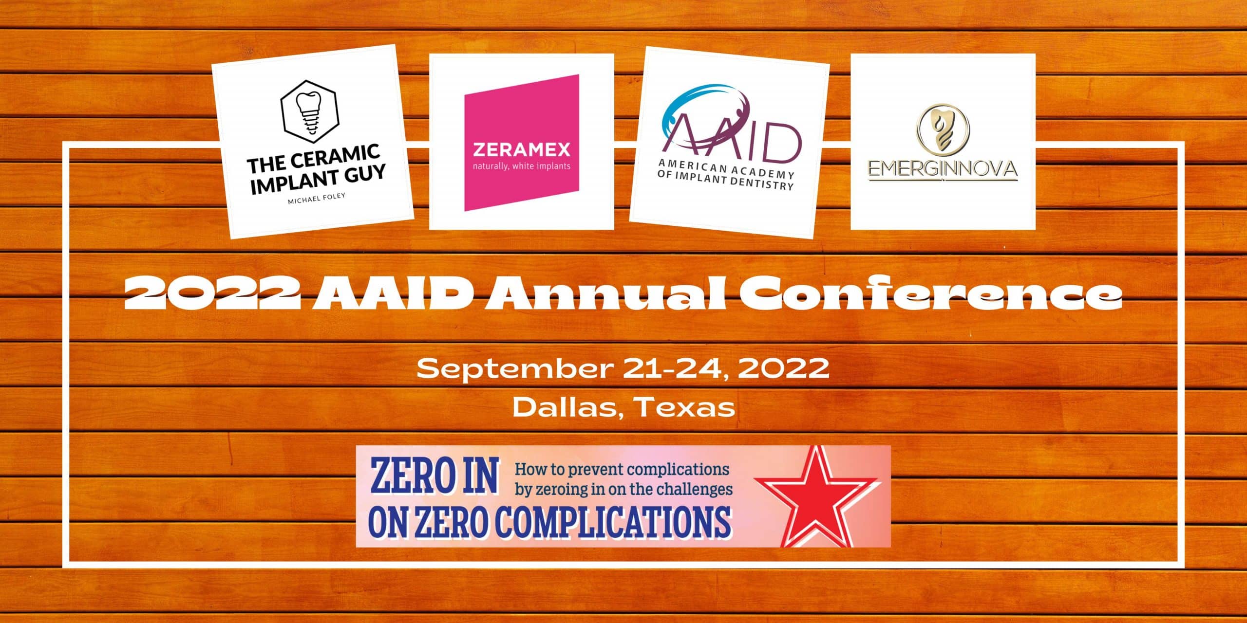 2022_AAID Annual Conference Zeramex Ceramic Implants