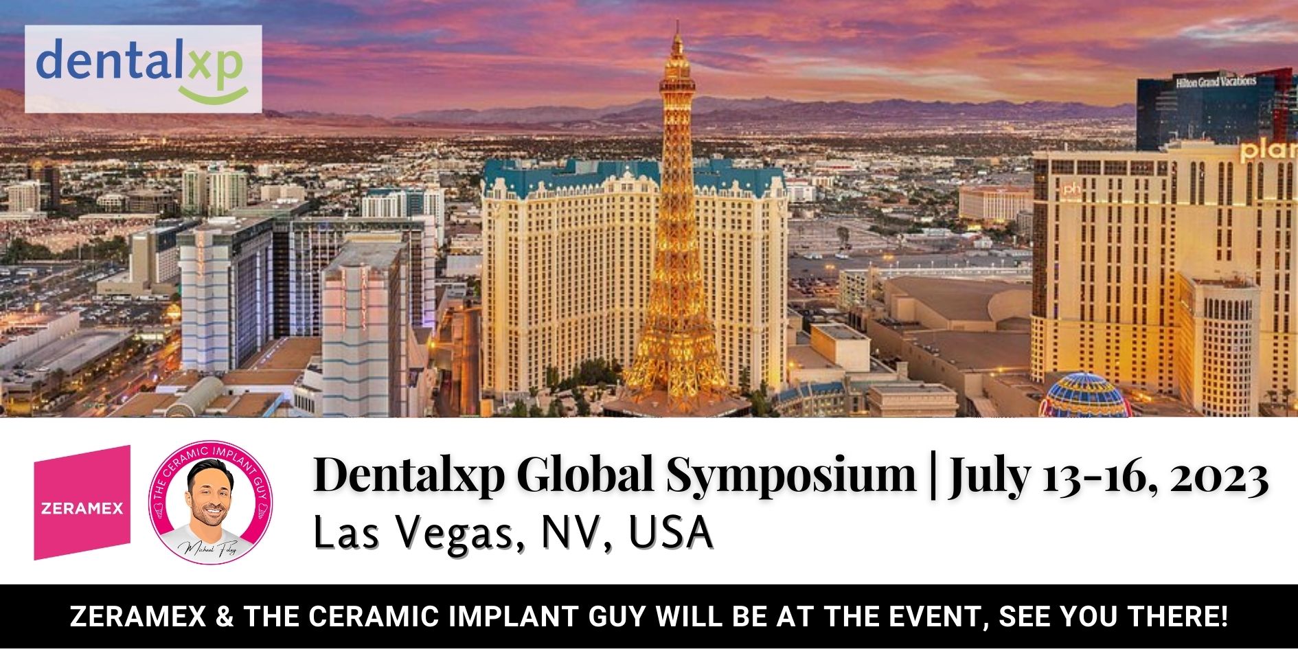 Dentalxp Global Symposium in Las Vegas 2023 CERAMIC IMPLANTS