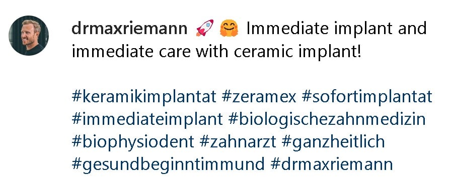 Dr Max Riemann's Caption_Ceramic Implants
